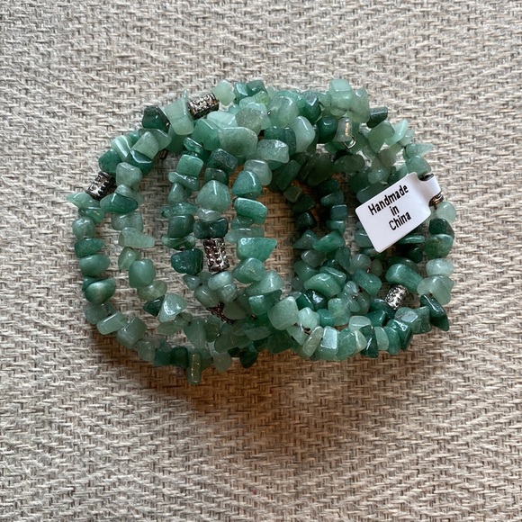 SOLD !! Beautiful wrap bracelet! Beautiful shades of green! Ayman Kalifano - Picture 2 of 3